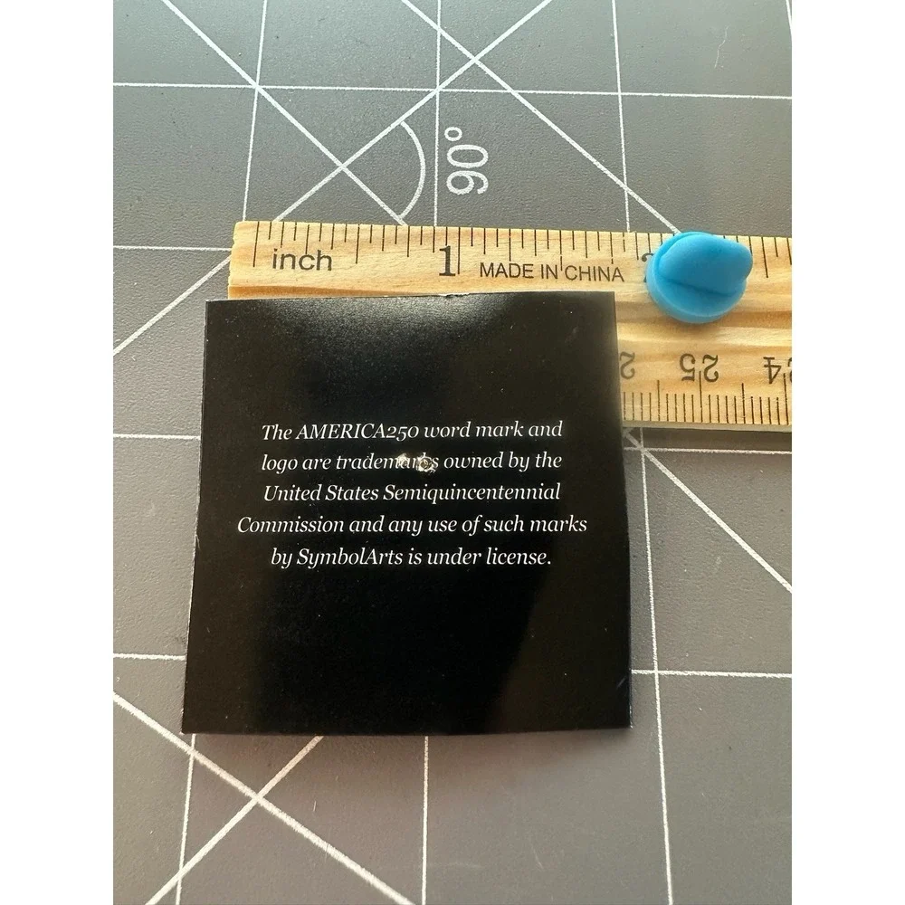 Symbol Arts America 250th Birthday Enamel Pin Series - GOLD & NEW - Picture 4 of 4